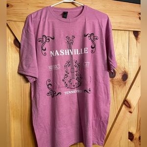 Nashville shirt. Pink, multiple sizes. Smoke free home.